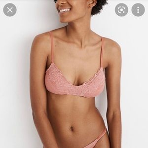 Madewell Lace Suzanne Bralette, Small
